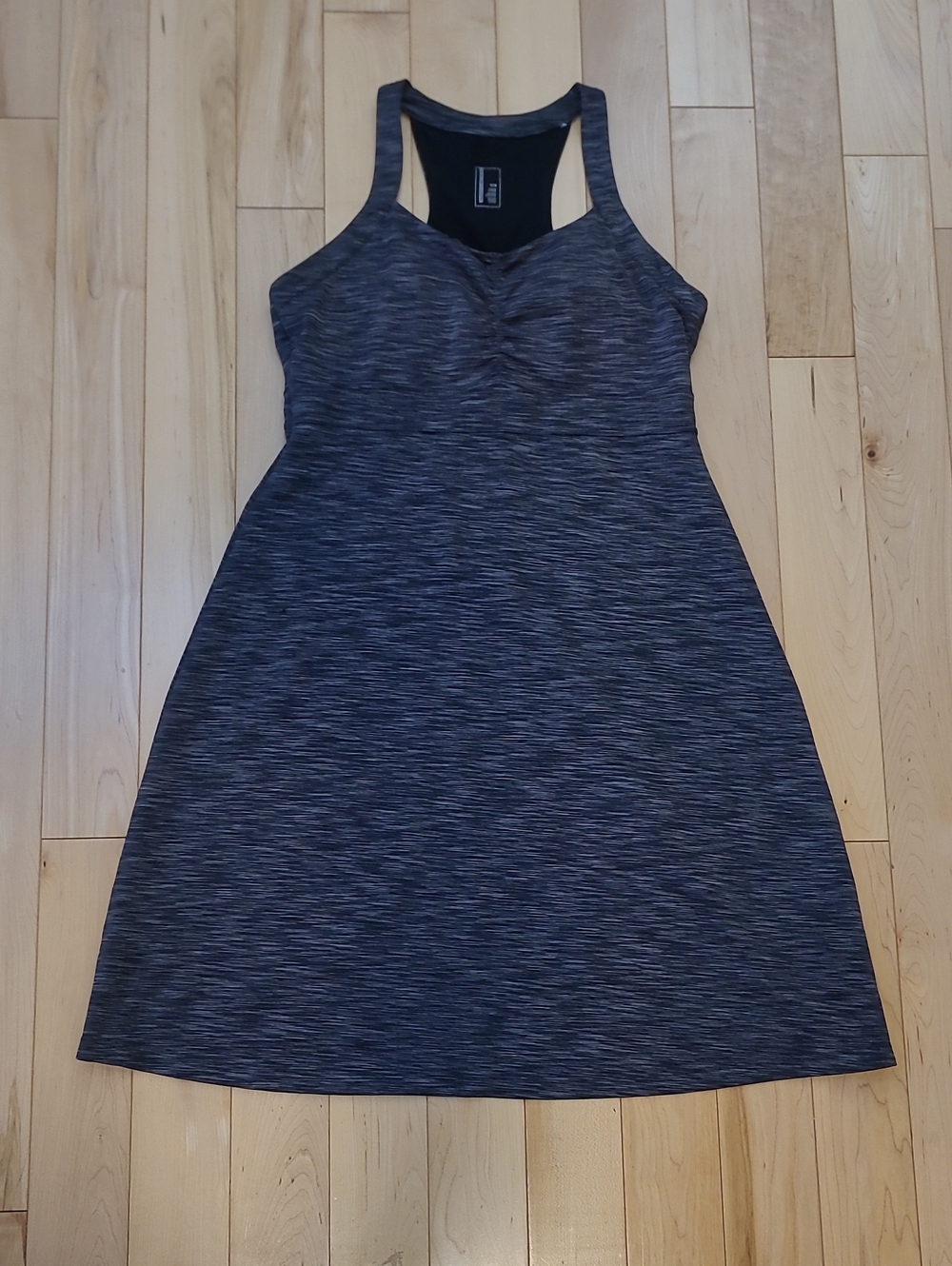 Mondetta Women's Size Medium Racerback A-Line Midi Dress With Built In Bra
